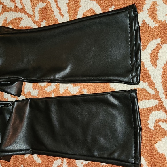 MOTHER -The Insider Ankle Faux Leather Jeans. size 25 - Picture 15 of 15